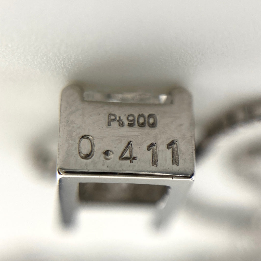 ダイヤモンド デザインネックレス プラチナ ペンダント ネックレス Pt900 Pt850 ダイヤモンド レディース 【中古】nbjwl