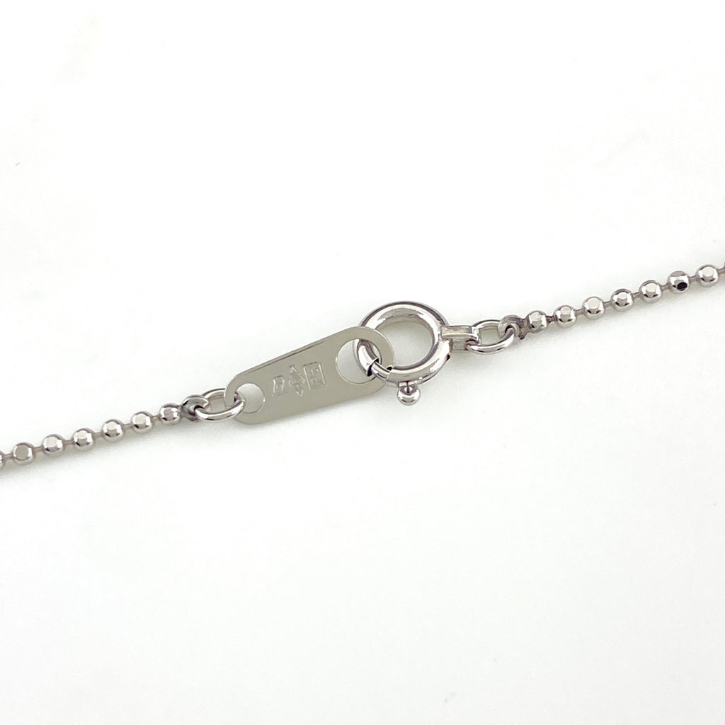 ルビー デザインネックレス プラチナ ペンダント メレダイヤ ネックレス Pt900 Pt850 ルビー レディース 【中古】nbjwl