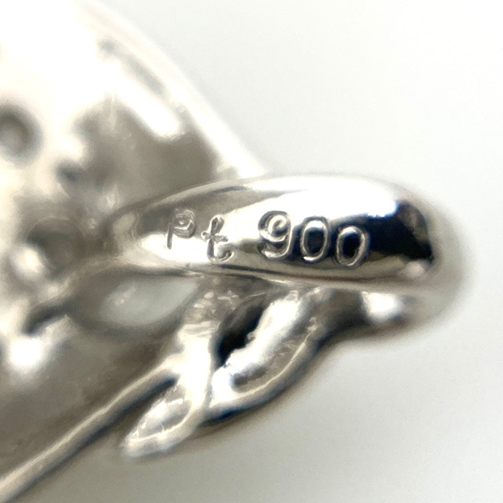 メレダイヤ デザインペンダントトップ プラチナ ブルーダイヤトリート ペンダントトップ Pt900 ダイヤモンド レディース 【中古】nbjwl