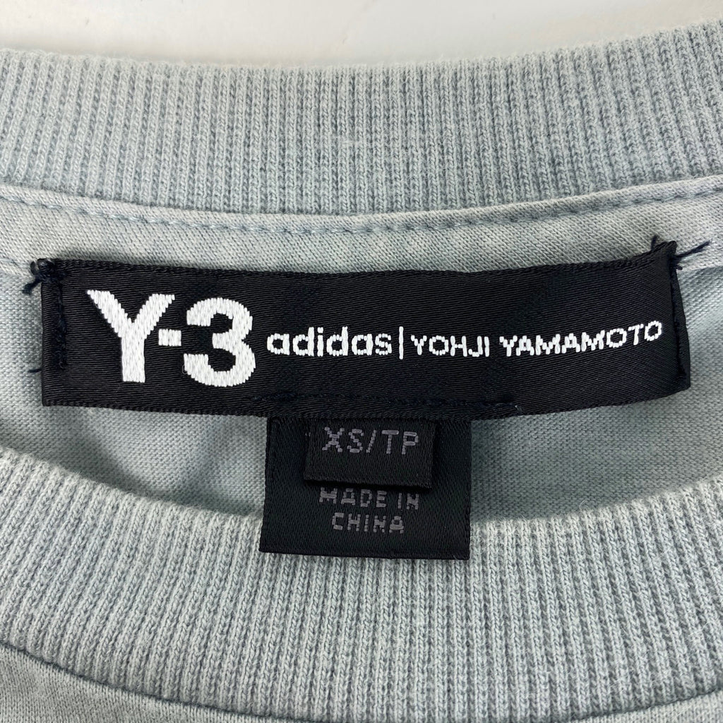 ワイスリー ロゴ Tシャツ adidas yohji yamamoto スカル 髑髏 トップス 半袖Ｔシャツ ライトグレー メンズ 【中古】brapp