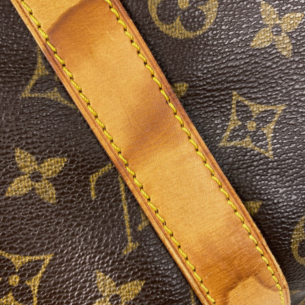 ルイ・ヴィトン キーポル バンドリエール 55 旅行 出張 2WAY ショルダーバッグ ボストンバッグ モノグラム ブラウン M41414 レディース 【中古】brbag