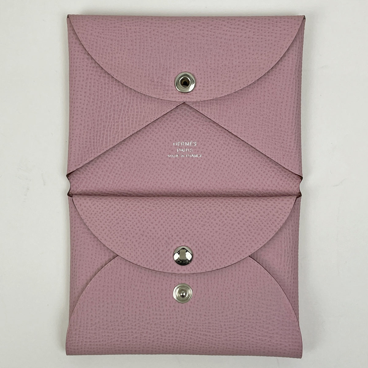 美品 エルメス カルヴィ デュオ エプソン ピンク Z刻印 箱 バイセル公式】エルメス カルヴィ デュオ カードケース コイン