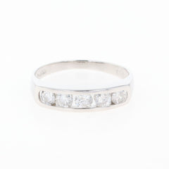 メレダイヤ デザインリング プラチナ 指輪 リング 11号 Pt900 ダイヤモンド レディース 【中古】nbjwl