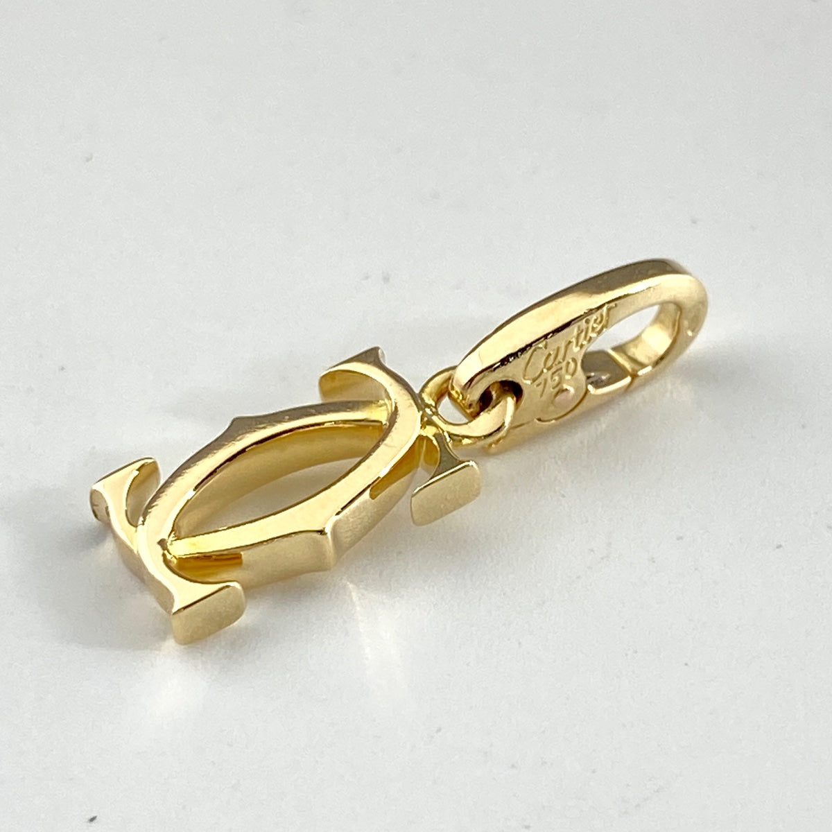 カルティエ　2C ベビーチャーム　ホワイトゴールド ペンダント トップ CARTIER カルティエ 2C ベビーチャーム ペンダントトップ K18