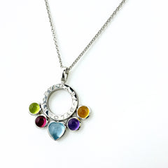 ブルガリ アレグラネックレス ネックレス 750 カラーストーン レディース ブランドジュエリー 【中古】brjwl