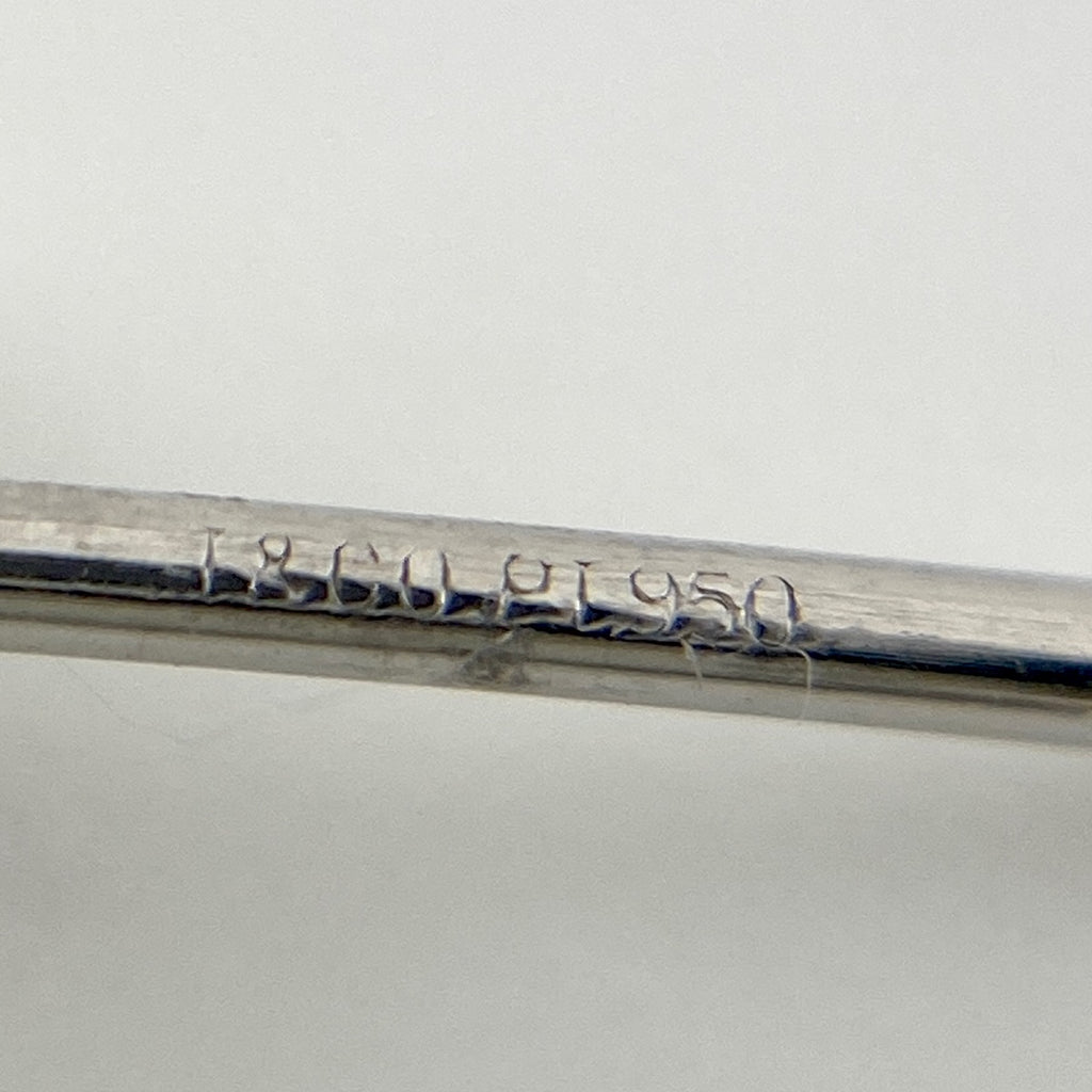 ティファニー クルーシフォーム クロス ダイヤ ピアス プラチナ メレダイヤ 十字架 ピアス Pt950 ダイヤモンド 【中古】brjwl