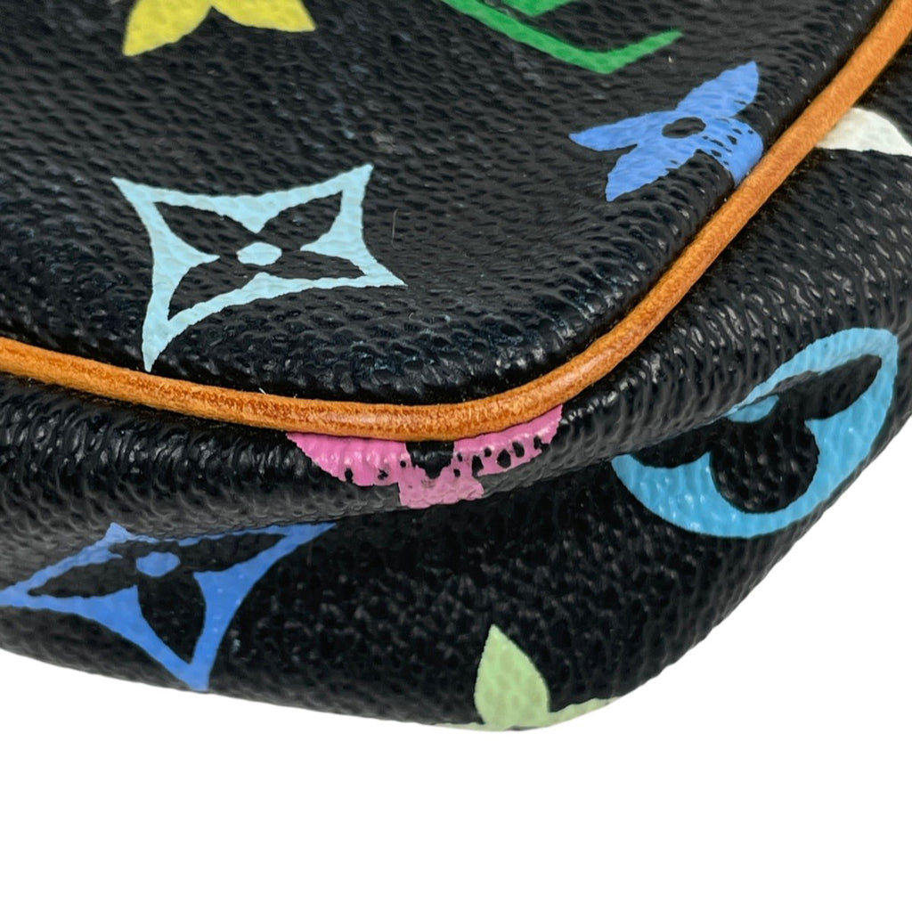 ルイ・ヴィトン ポシェット アクセソワール 2WAY ショルダーバッグ ハンドバッグ アクセサリーポーチ モノグラムマルチカラー ノワール(ブラック) M92648 レディース 【中古】brbag