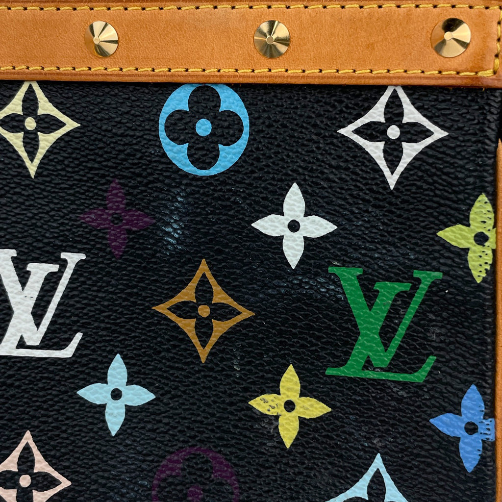 ルイ・ヴィトン ポシェット アクセソワール 2WAY ショルダーバッグ ハンドバッグ アクセサリーポーチ モノグラムマルチカラー ノワール(ブラック) M92648 レディース 【中古】brbag