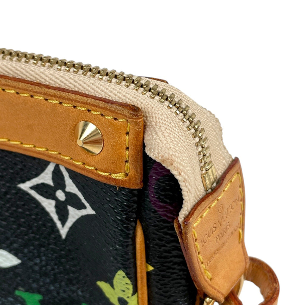 ルイ・ヴィトン ポシェット アクセソワール 2WAY ショルダーバッグ ハンドバッグ アクセサリーポーチ モノグラムマルチカラー ノワール(ブラック) M92648 レディース 【中古】brbag