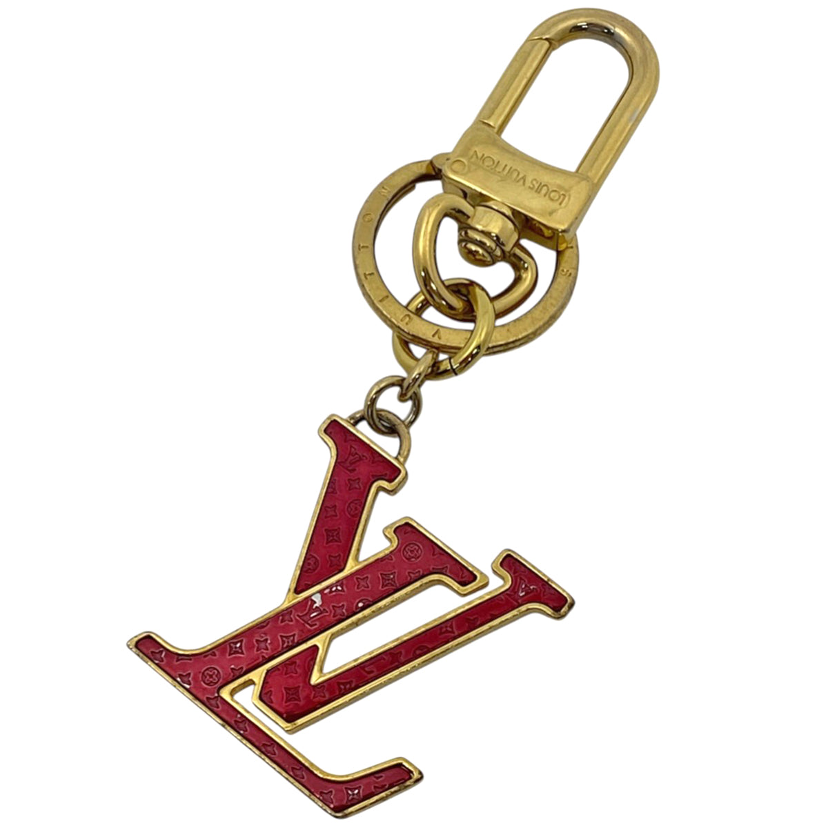 バイセル公式】ルイ・ヴィトン ポルト クレ LV ナノグラム