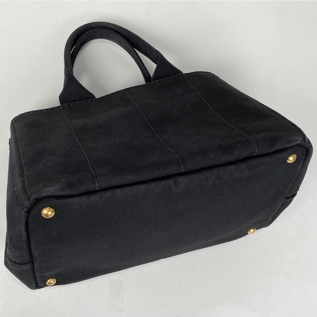 プラダ カナパ トート ハンドバッグ トートバッグ キャンバス ネロ(ブラック) BN1877 レディース 【中古】brbag