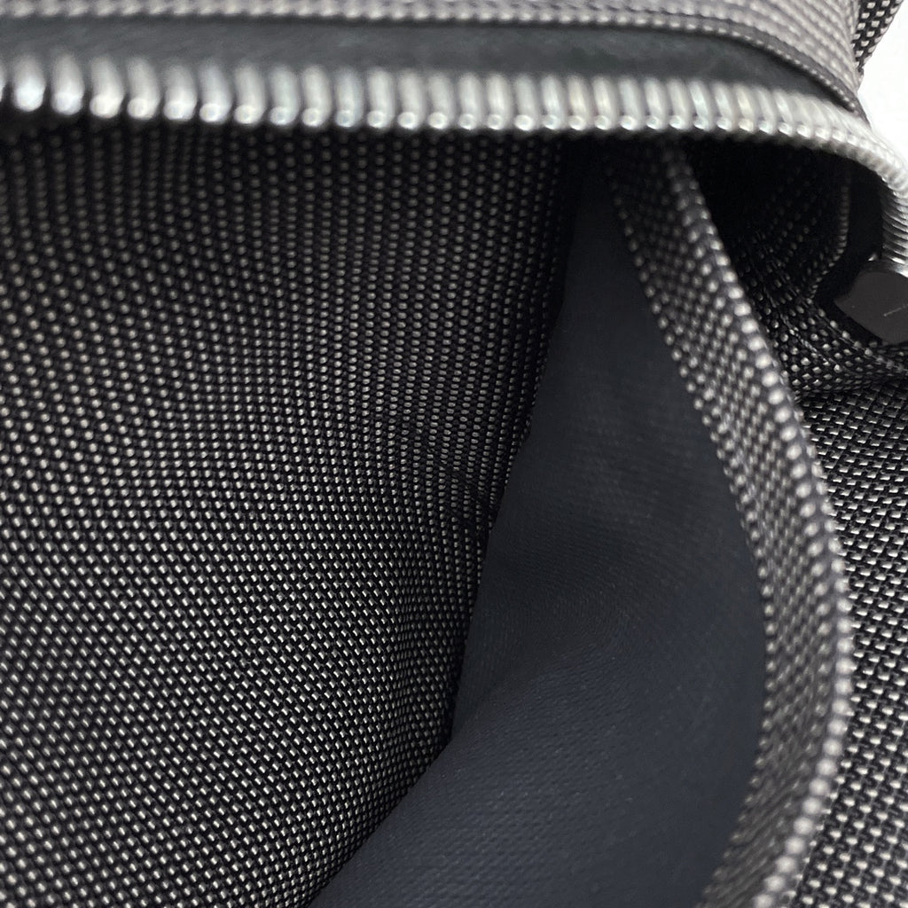 エルメス エールライン トート PM ハンドバッグ トートバッグ ナイロンキャンバス グレー ブラック レディース 【中古】brbag