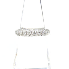 ギメル メレダイヤ デザインリング プラチナ 指輪 デザインリング リング 11号 Pt950 ダイヤモンド レディース 【中古】brjwl