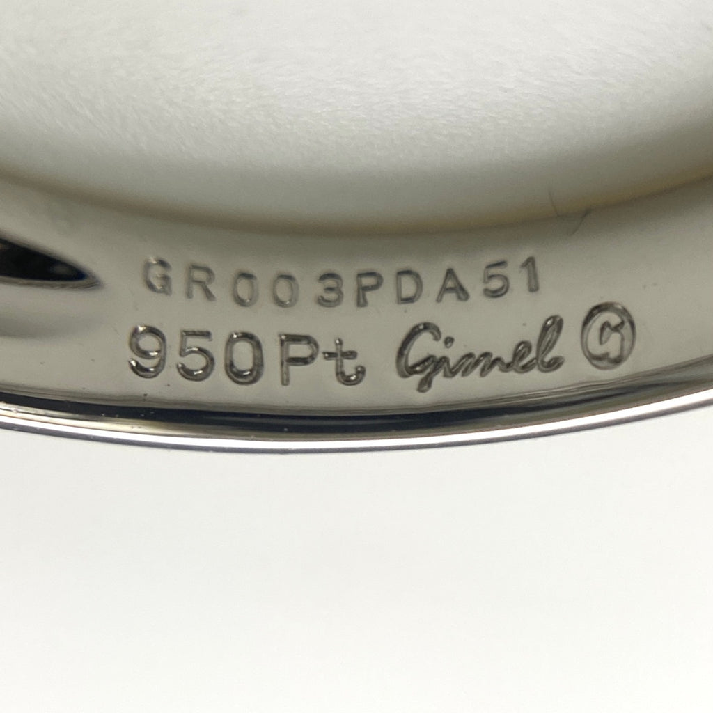 ギメル メレダイヤ デザインリング プラチナ 指輪 デザインリング リング 11号 Pt950 ダイヤモンド レディース 【中古】brjwl