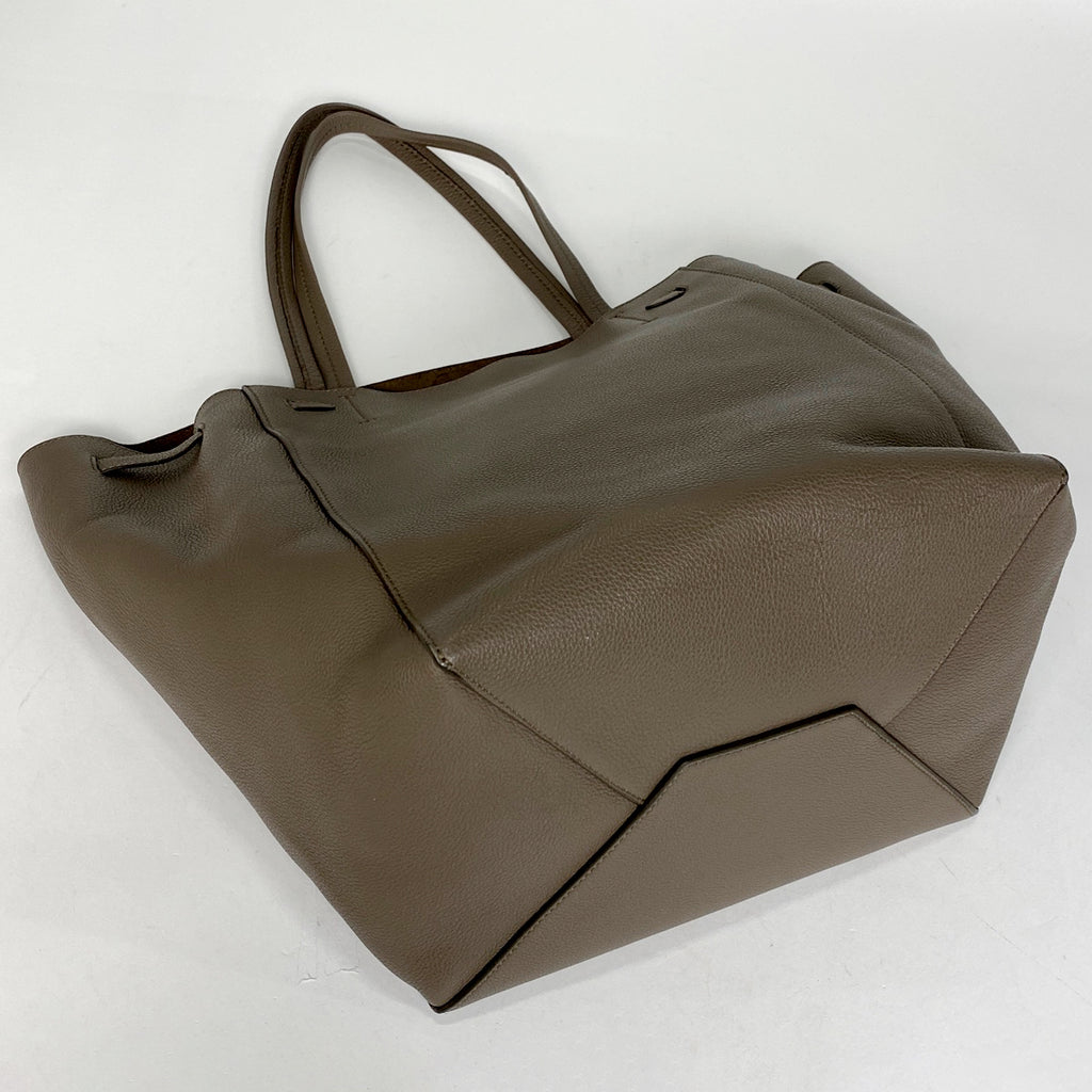 セリーヌ カバファントム スモール トートバッグ ハンドバッグ ショルダーバッグ トートバッグ レザー ブラウン レディース 【中古】brbag
