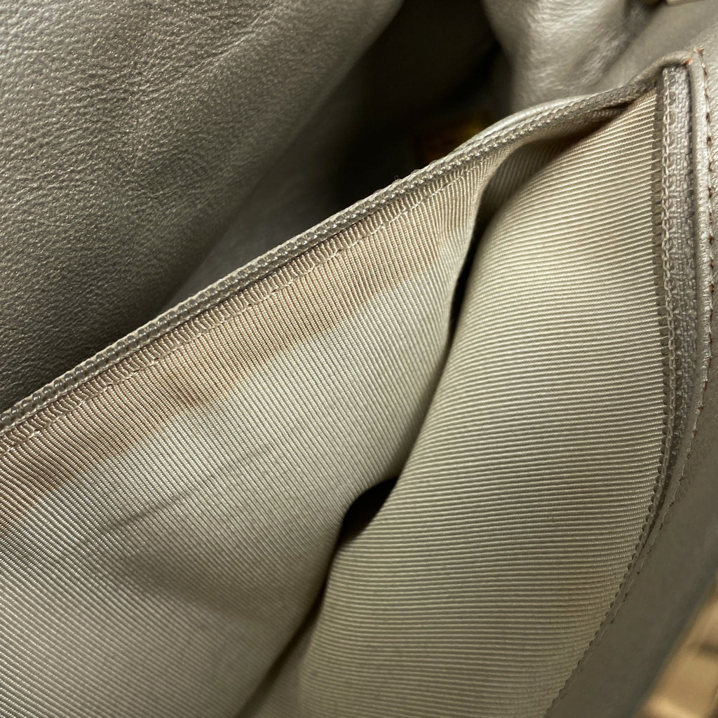 シャネル ココマーク クラッチバッグ マトラッセ クラッチバッグ レザー シルバー レディース 【中古】brbag