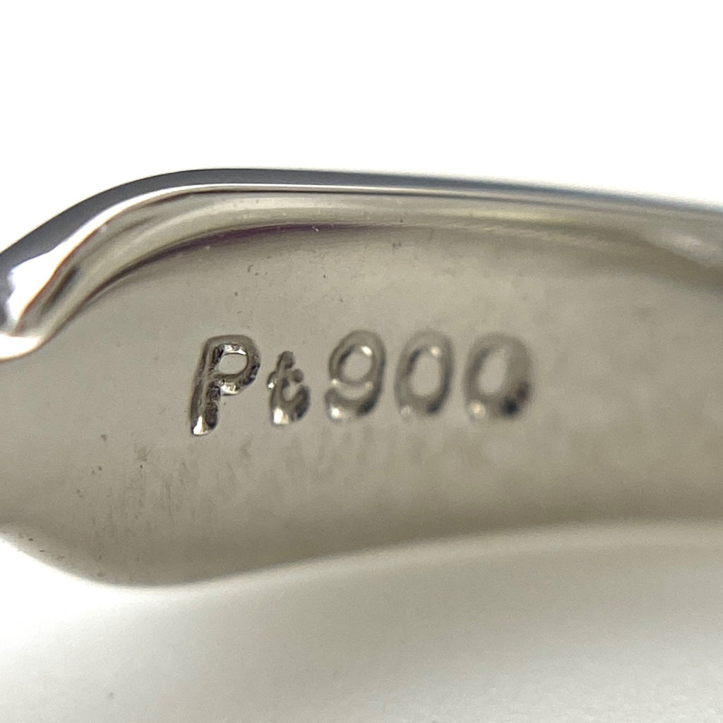 ルビー デザインリング プラチナ 指輪 メレダイヤ リング 11.5号 Pt900 ルビー ダイヤモンド レディース 【中古】nbjwl