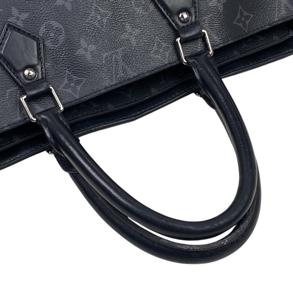 ルイ・ヴィトン グランサック トートバッグ モノグラムエクリプス ブラック M44733 メンズ 【中古】brbag