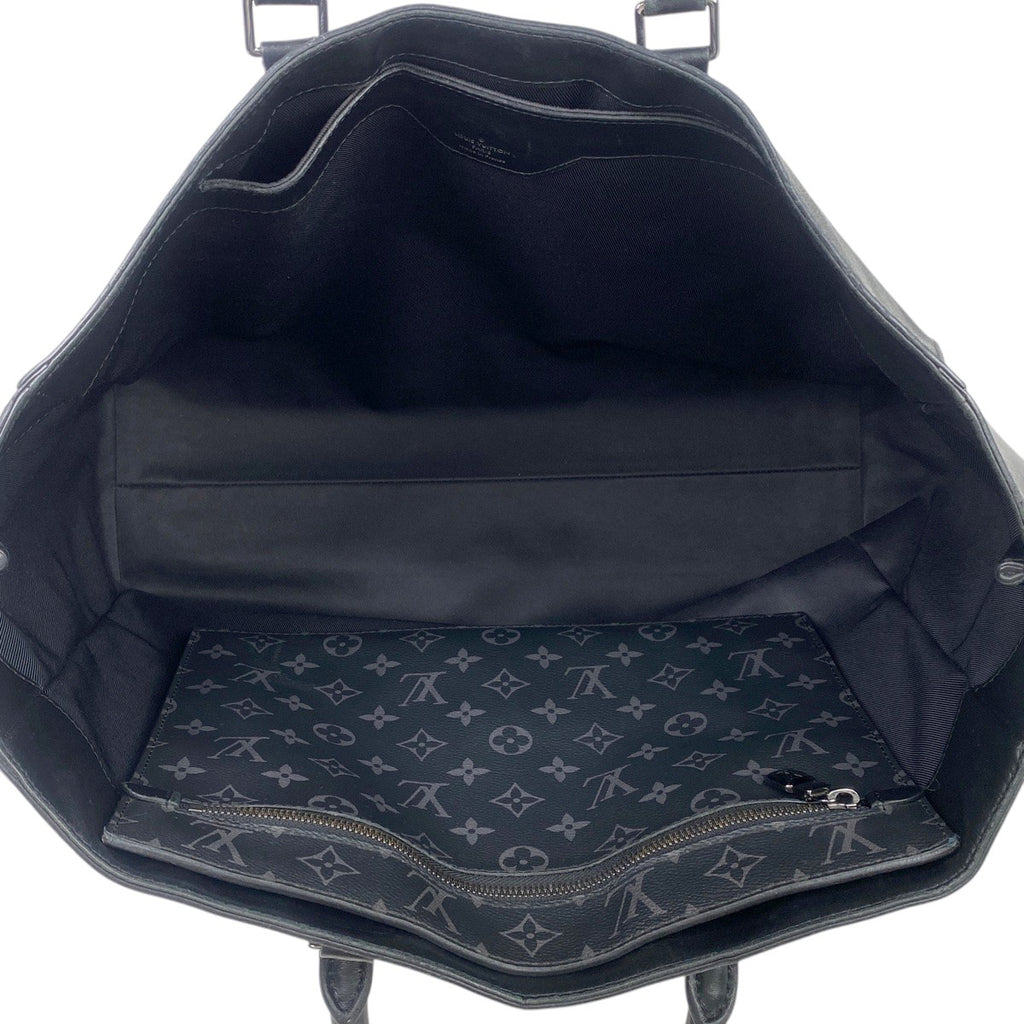 ルイ・ヴィトン グランサック トートバッグ モノグラムエクリプス ブラック M44733 メンズ 【中古】brbag