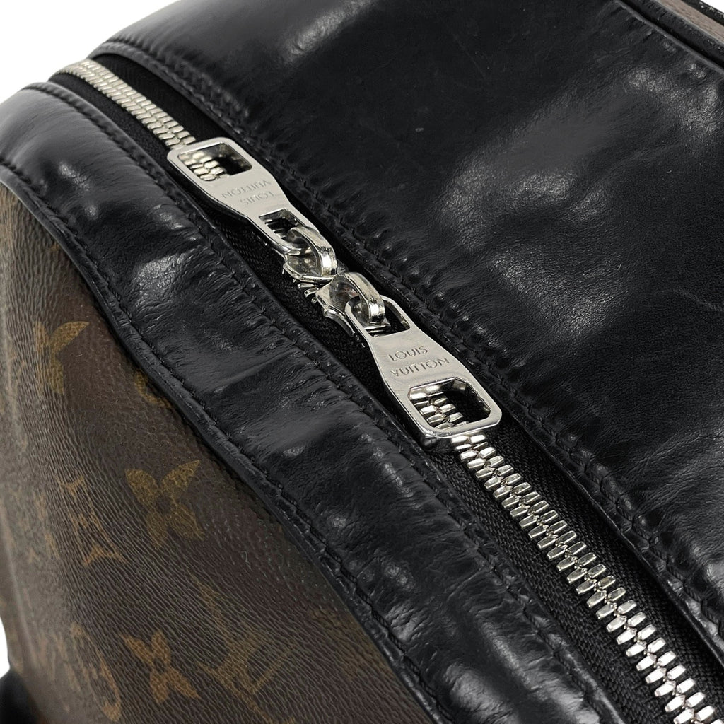 ルイ・ヴィトン ジョッシュ バッグパック リュック モノグラムマカサー ブラウン ブラック M41530 メンズ 【中古】brbag