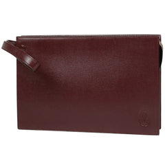 カルティエ マストライン セカンドバッグ クラッチバッグ セカンドバッグ レザー ボルドー レディース 【中古】brbag