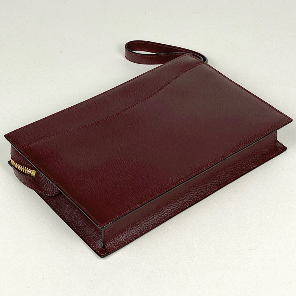 カルティエ マストライン セカンドバッグ クラッチバッグ セカンドバッグ レザー ボルドー レディース 【中古】brbag