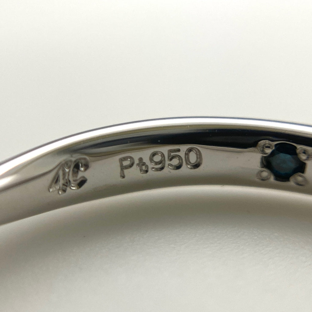 ヨンドシー ダイヤモンド デザインリング プラチナ 指輪 リング 10号 Pt950 ダイヤモンド レディース 【中古】brjwl
