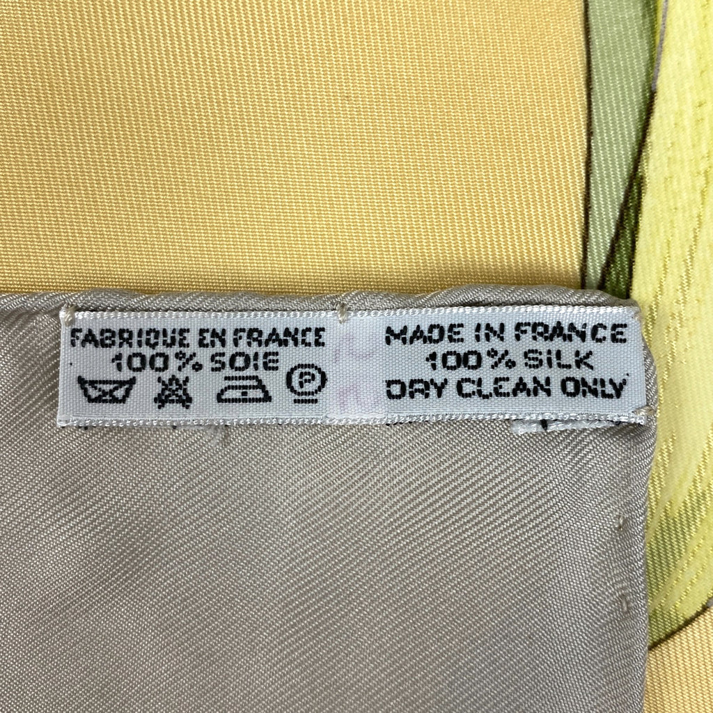エルメス カレ 90 REGINA 女王陛下 スカーフ シルク グレージュ マルチカラー レディース 【中古】brbag