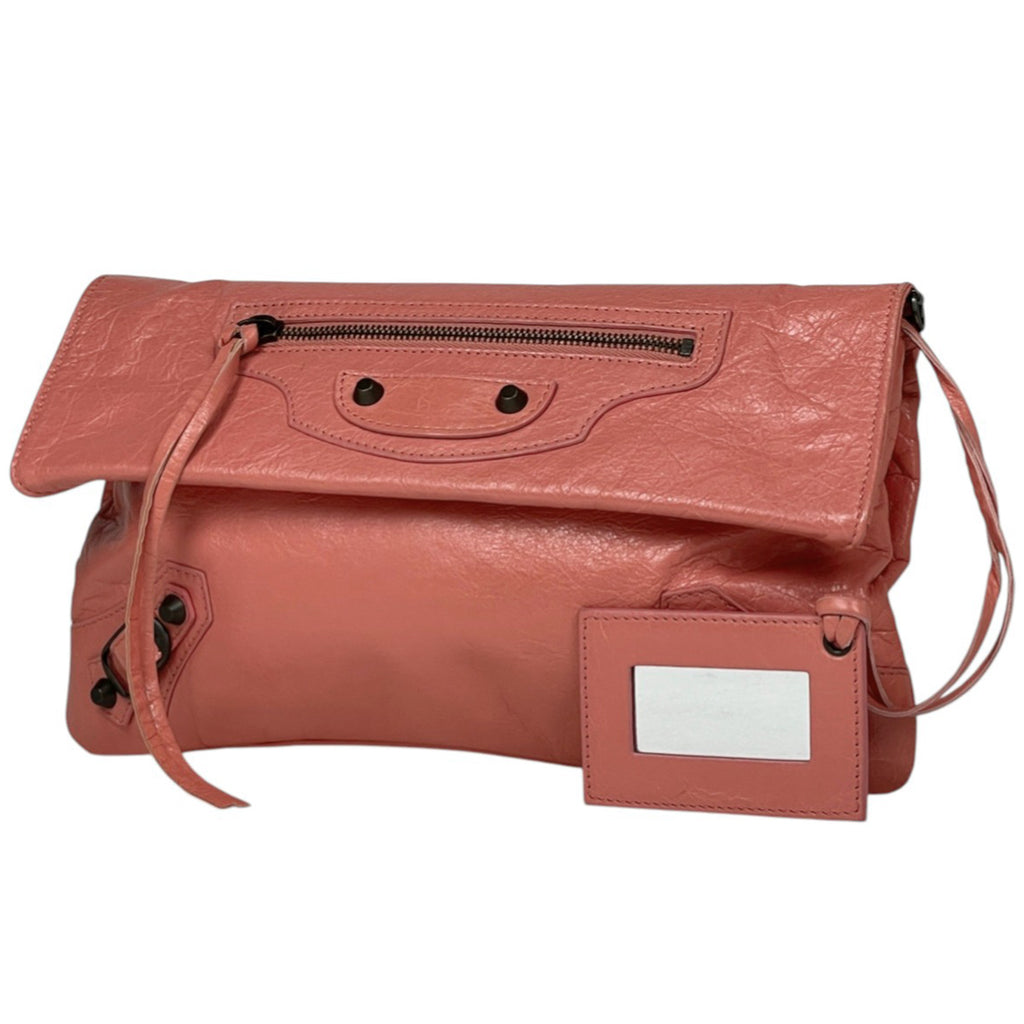 バレンシアガ エンベロープ クラッチバッグ 2WAY ショルダーバッグ クラッチバッグ レザー ピンク 319376 レディース 【中古】brbag