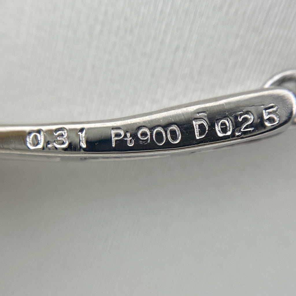 ダイヤモンド デザインネックレス プラチナ ペンダント メレダイヤ ネックレス Pt900 Pt850 ダイヤモンド レディース 【中古】nbjwl