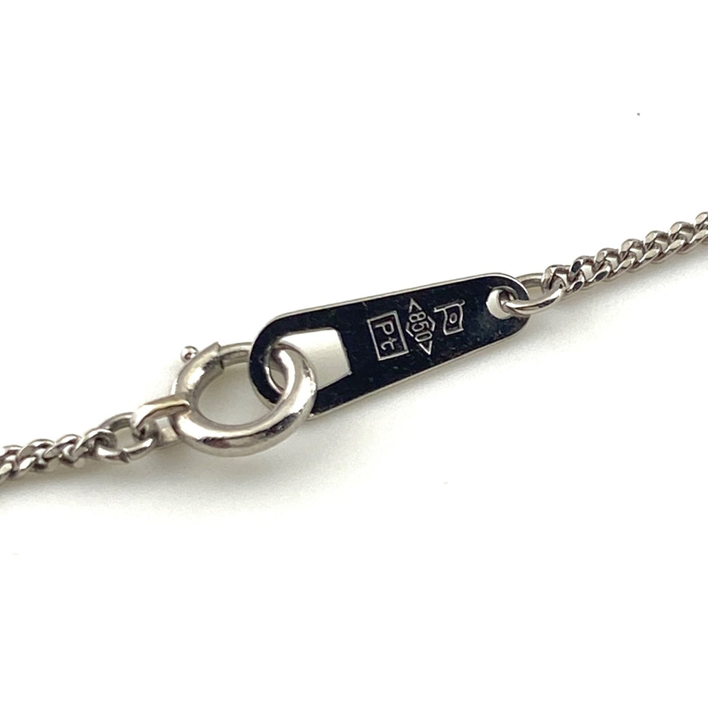 ルビー デザインネックレス プラチナ メレダイヤ ペンダント ネックレス Pt900 Pt850 ルビー レディース 【中古】nbjwl