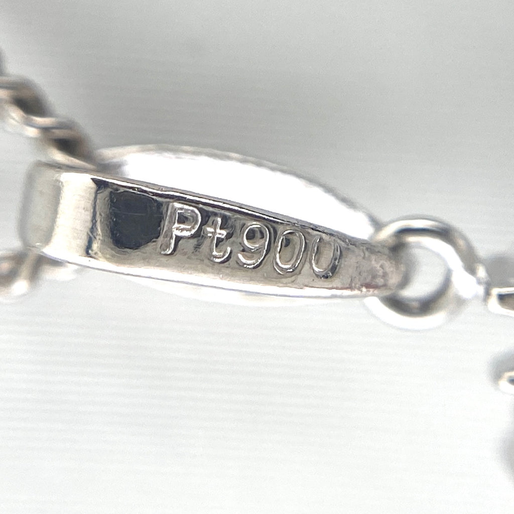 ルビー デザインネックレス プラチナ メレダイヤ ペンダント ネックレス Pt900 Pt850 ルビー レディース 【中古】nbjwl