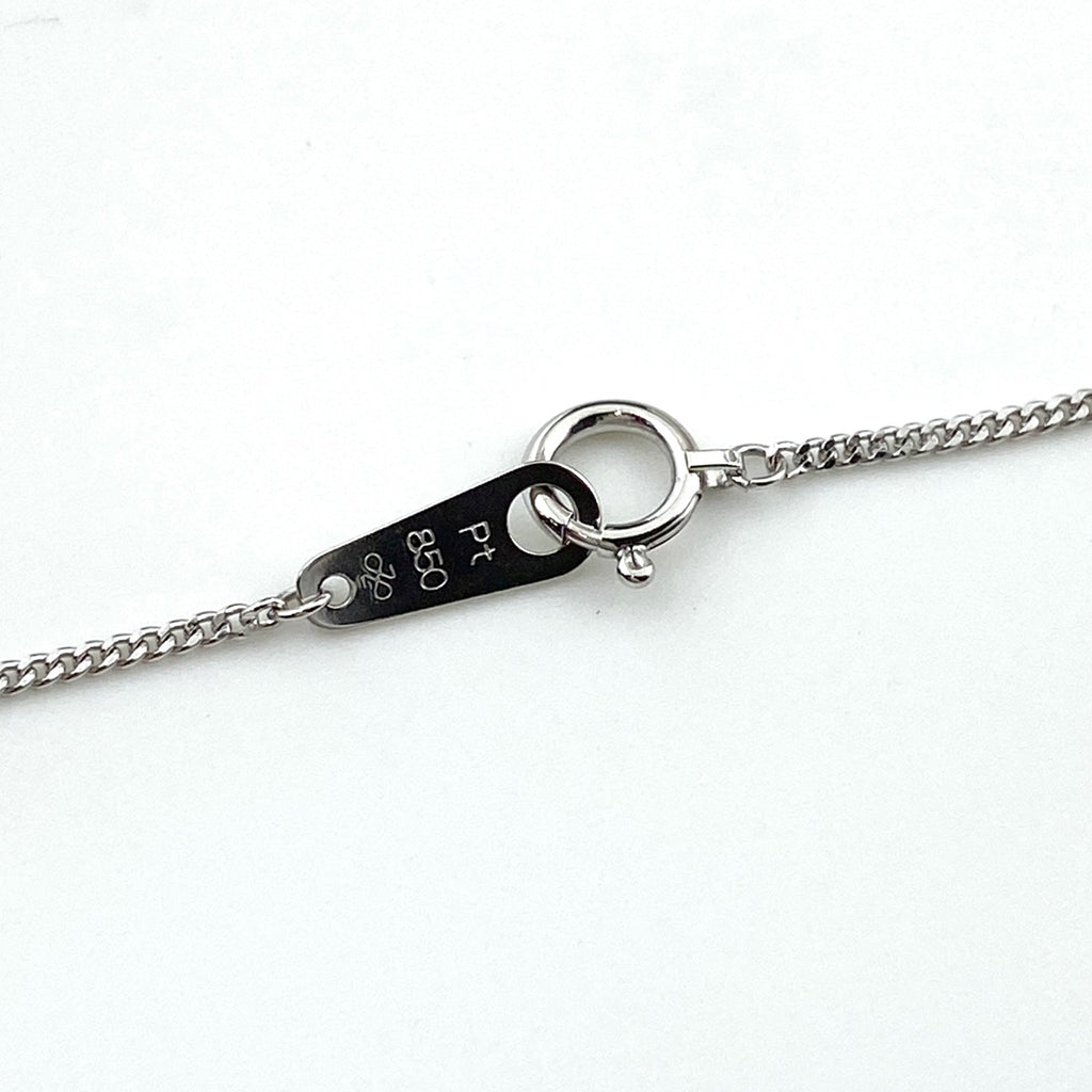 ルビー デザインネックレス プラチナ ペンダント メレダイヤ ネックレス Pt850 ルビー ダイヤモンド レディース 【中古】nbjwl