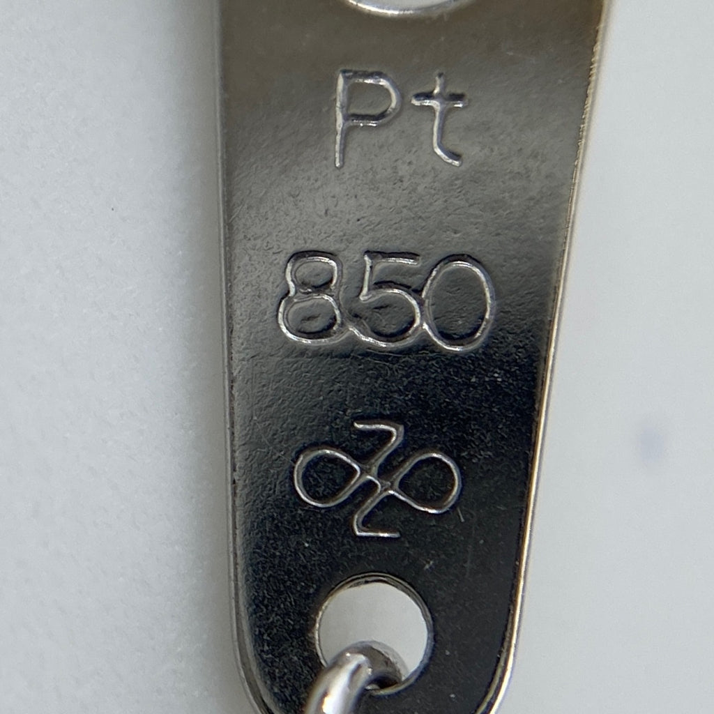 ルビー デザインネックレス プラチナ ペンダント メレダイヤ ネックレス Pt850 ルビー ダイヤモンド レディース 【中古】nbjwl