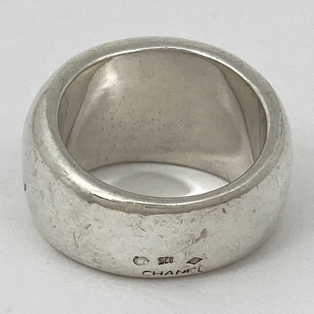 シャネル ロゴ リング 指輪 リング 12.5号 シルバー925 シルバー レディース 【中古】bracc