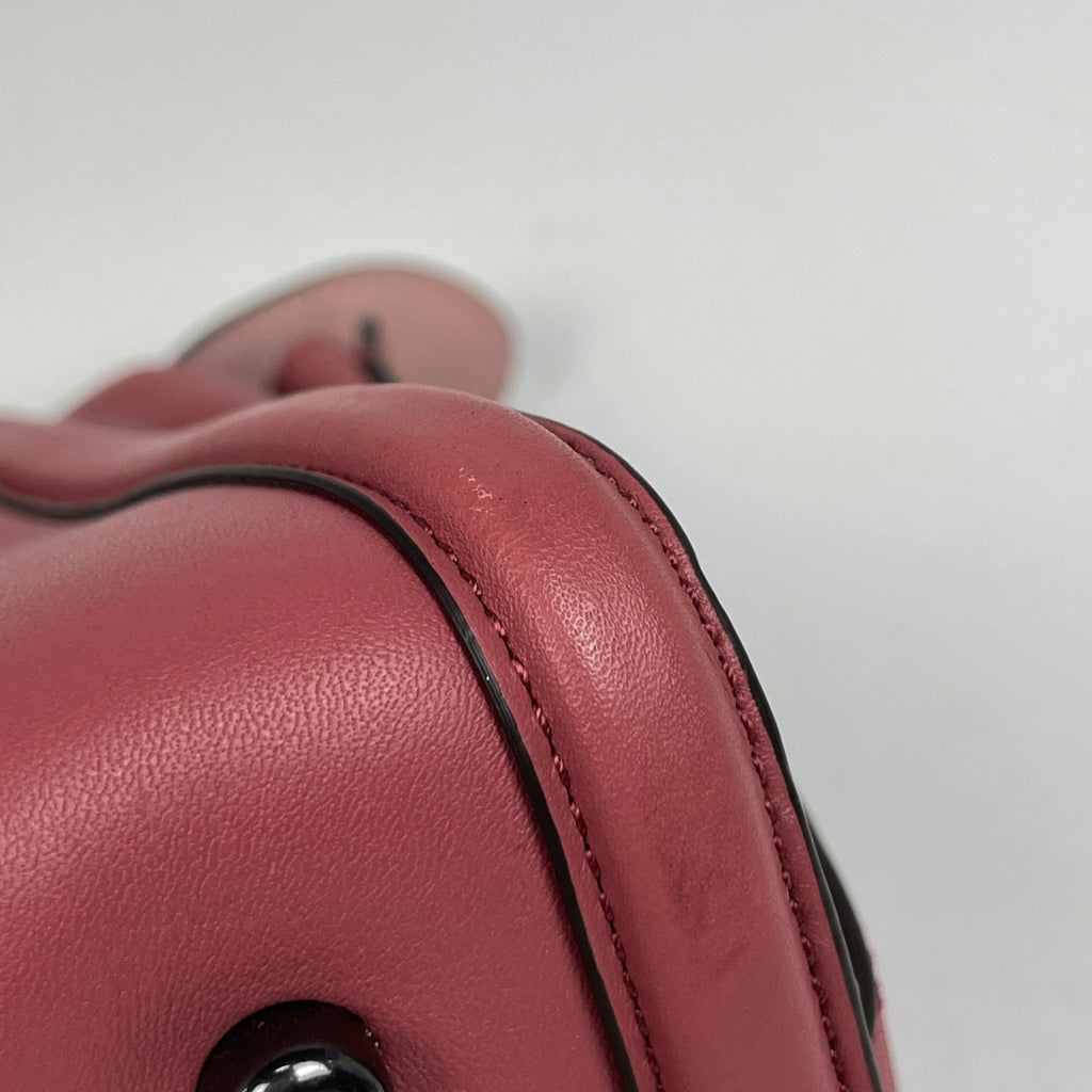 コーチ スワッガー 27 2WAY ショルダーバッグ ハンドバッグ レザー ピンク 55496 レディース 【中古】brbag