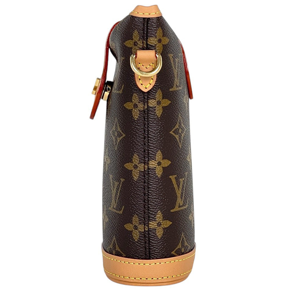 ルイ・ヴィトン フォールド ミー ポーチ ショルダーバッグ モノグラム ブラウン M80874 レディース 【中古】brbag