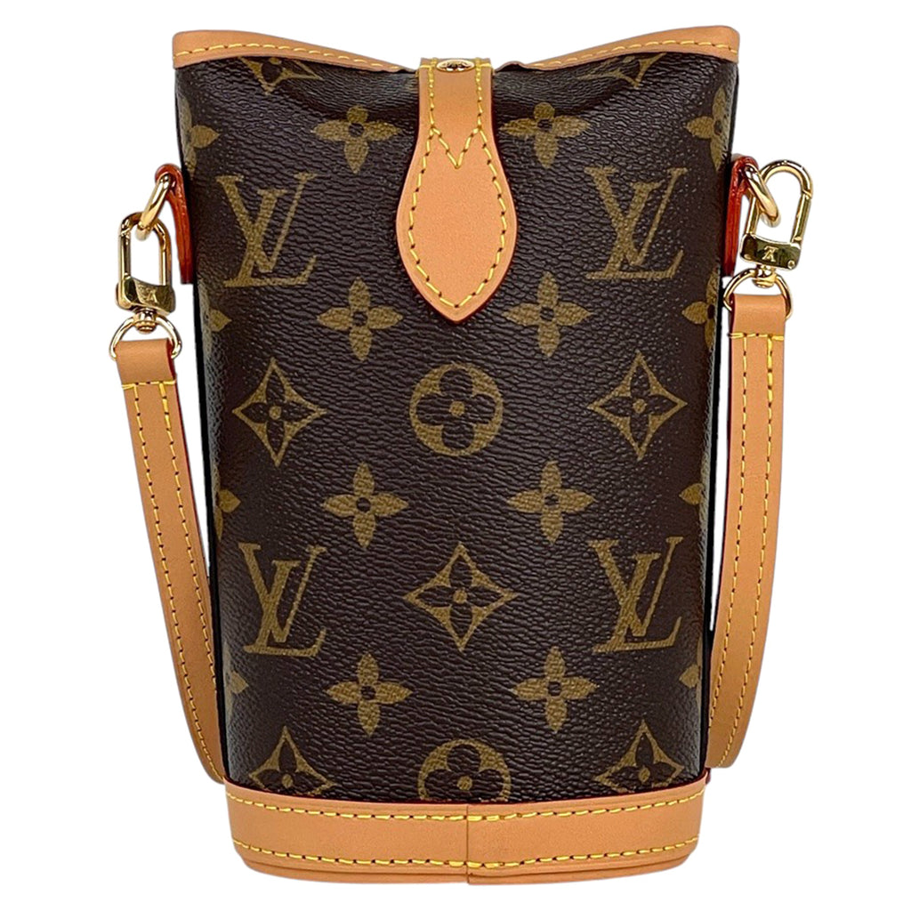 ルイ・ヴィトン フォールド ミー ポーチ ショルダーバッグ モノグラム ブラウン M80874 レディース 【中古】brbag