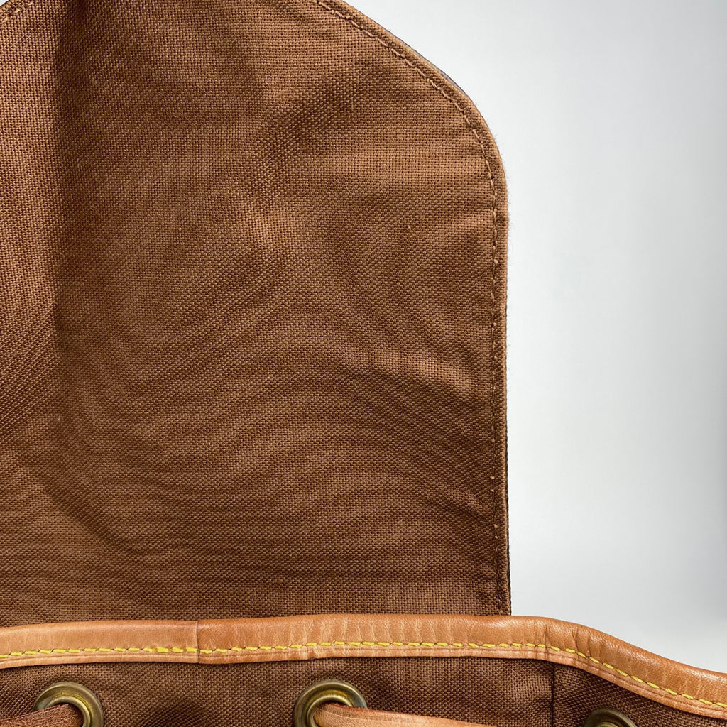 ルイ・ヴィトン モンスリ MM バックパック デイパック リュック モノグラム ブラウン M51136 レディース 【中古】brbag