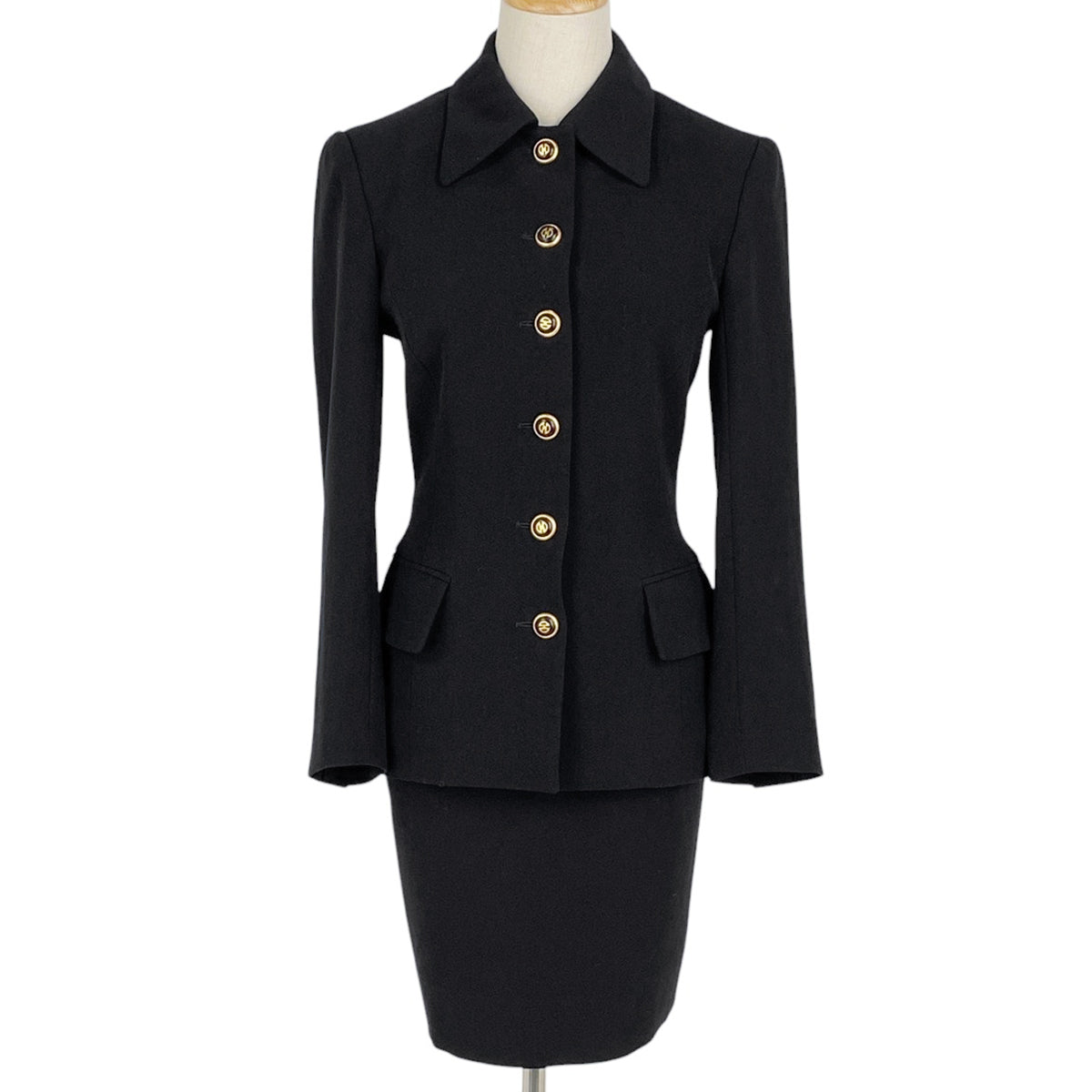 お値下げ‼️【美品】CELINE セリーヌ セットアップツイードスカートスーツ r2504074030834.jpg