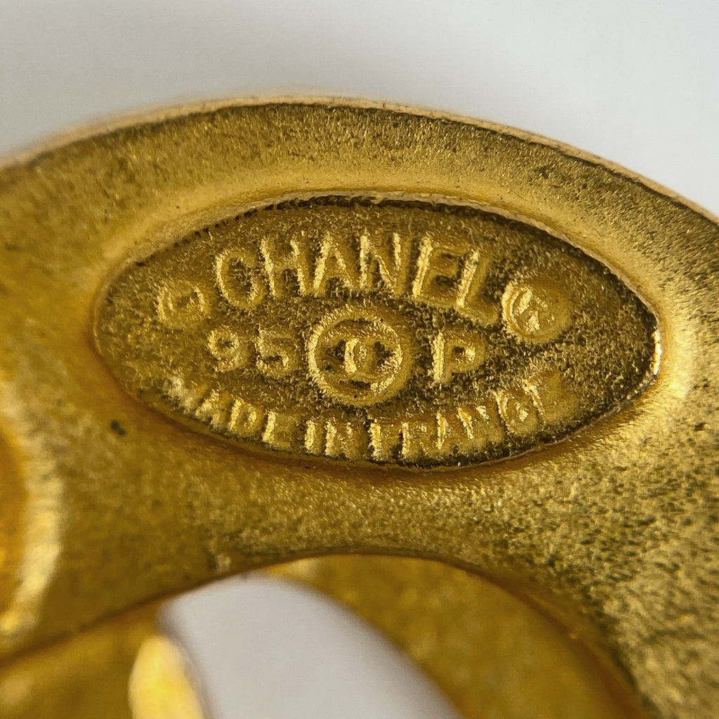 シャネル ココマーク ハートモチーフ イヤリング CCマーク イヤリング GP ゴールド レディース 【中古】bracc