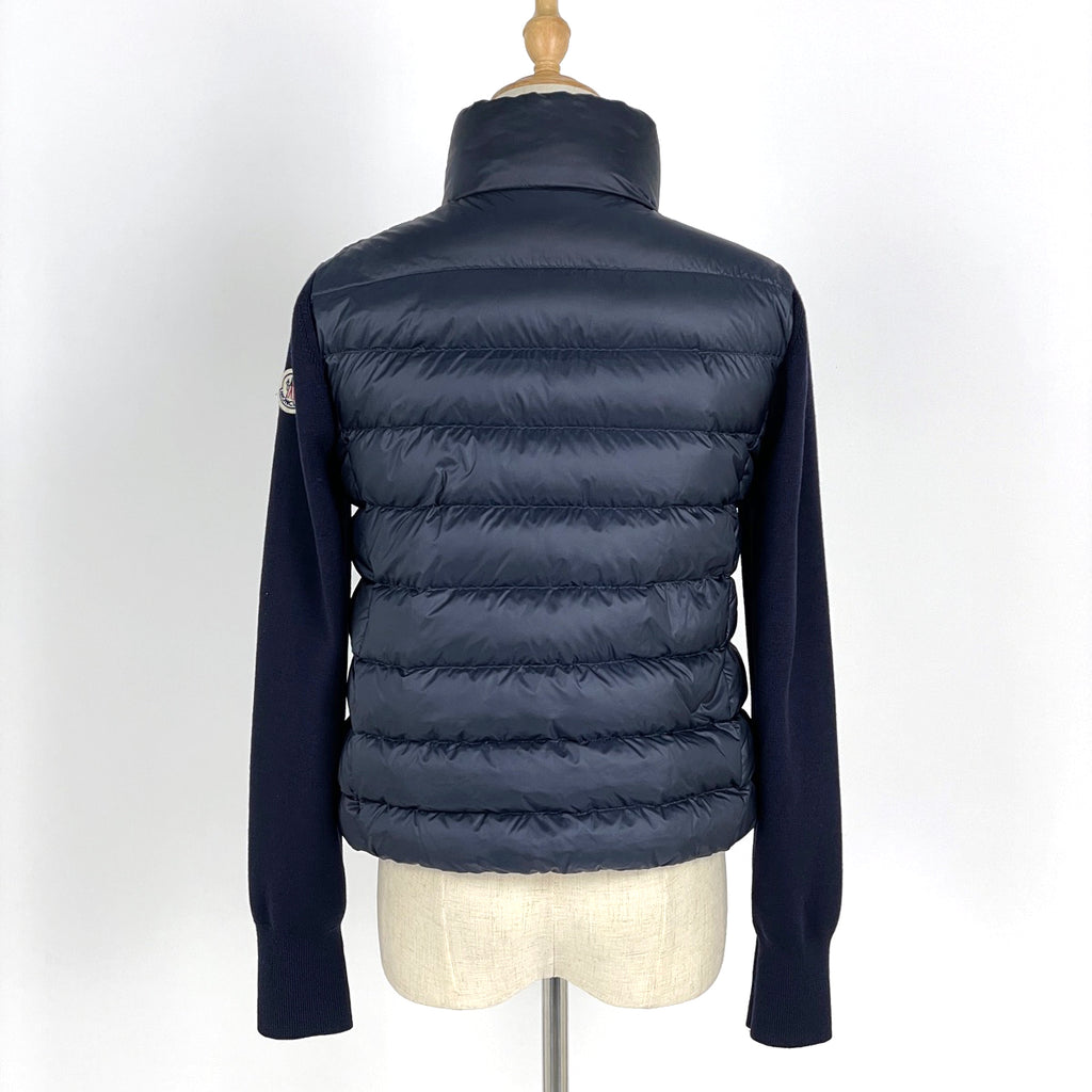 モンクレール TRICOT ダウンジャケット アウター ネイビー レディース 【中古】brapp