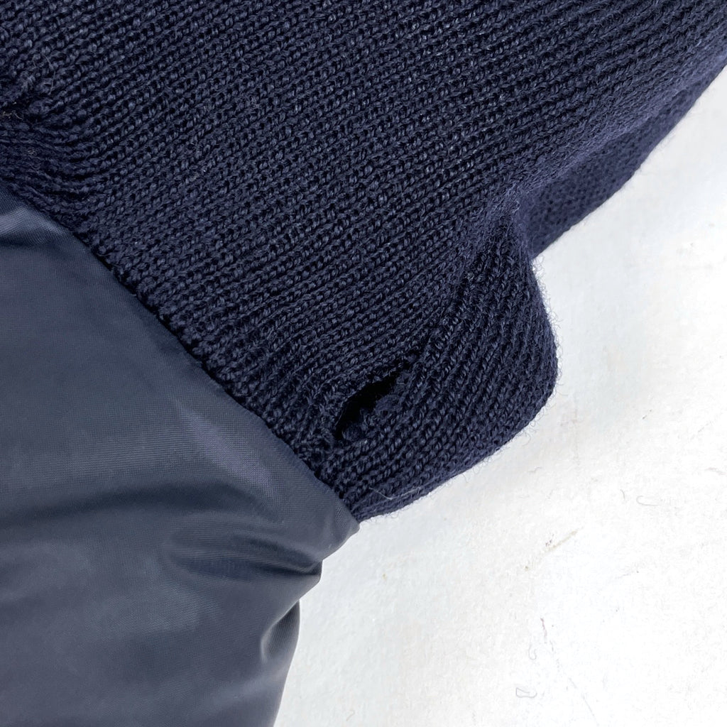 モンクレール TRICOT ダウンジャケット アウター ネイビー レディース 【中古】brapp