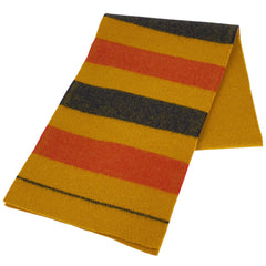 エルメス ロカバール マフラー ボーダー マフラー ウール イエロー レッド ブラック レディース 【中古】brapp