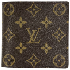 ルイ・ヴィトン ポルト ビエ カルト クレディ モネ 札入れ 小銭入れ 二つ折り財布 モノグラム ブラウン M61665 レディース 【中古】brbag