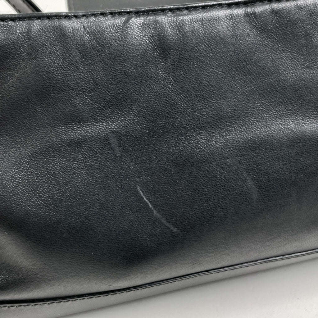 ロエベ ロゴ ショルダーバッグ ミニバッグ ショルダーバッグ レザー ブラック レディース 【中古】brbag
