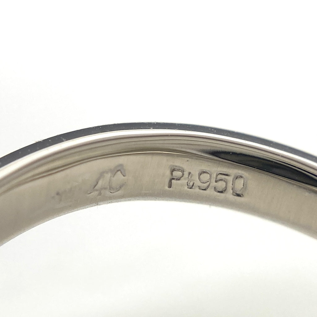 ヨンドシー ダイヤモンド デザインリング プラチナ 指輪 リング 11.5号 Pt950 ダイヤモンド レディース 【中古】brjwl
