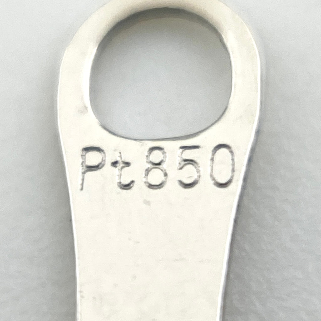 エメラルド デザインネックレス プラチナ ペンダント メレダイヤ ネックレス Pt900 Pt850 エメラルド レディース 【中古】nbjwl