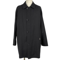 バーバリー ロゴボタン ジップアップ コート ライナー付き 2WAY ベスト 裏チェック アウター その他コート 綿 ブラック メンズ 【中古】brapp