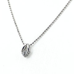 メレダイヤ デザインネックレス プラチナ ペンダント ネックレス Pt900 Pt850 ダイヤモンド レディース 【中古】nbjwl